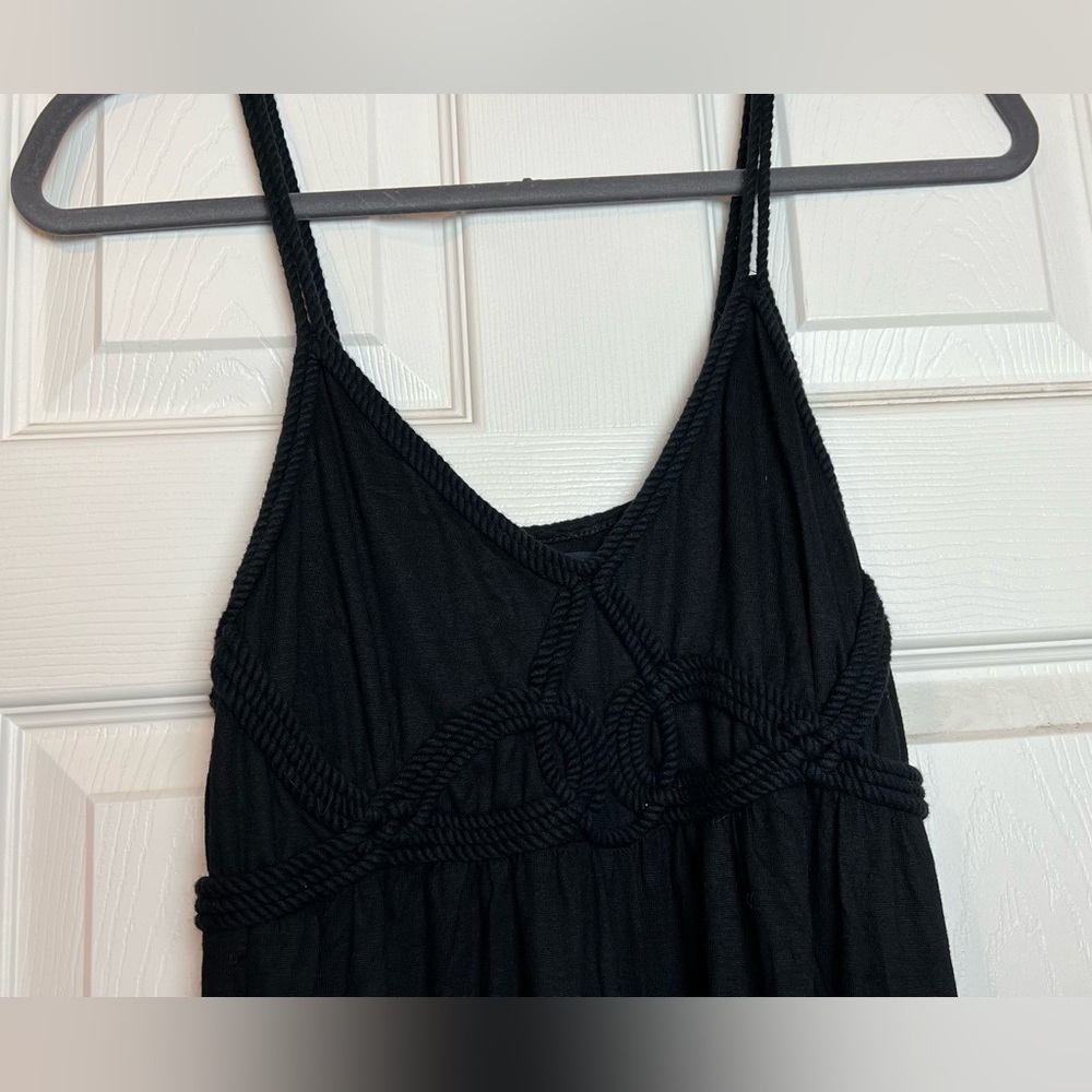 BANANA REPUBLIC black maxi dress size S - Picture 9 of 10